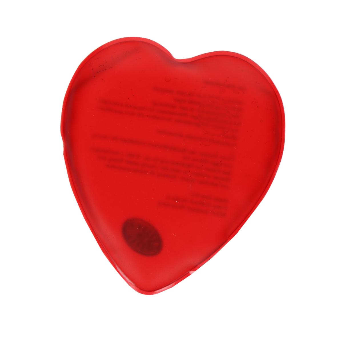 Gel-Wärmekissen "Herz" rot