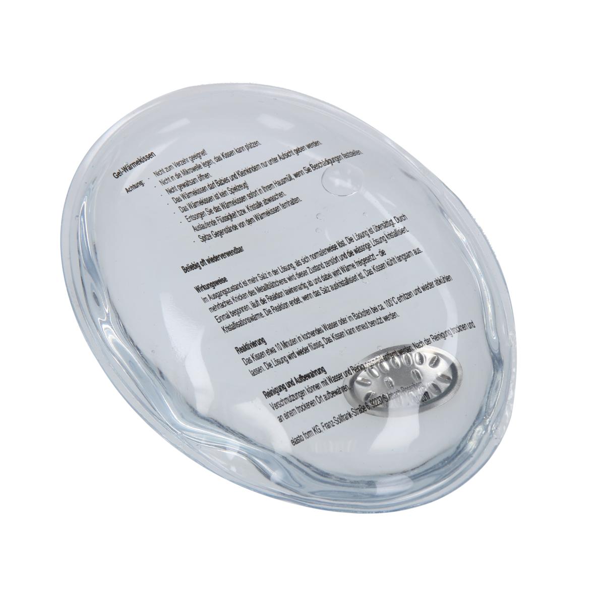 Handwärmer "Oval" transparent, wiederverwendbarer Taschenwärmer für Kinder und Erwachsene, Wärmepad für kalte Tage, Wärmeknickkissen für unterwegs