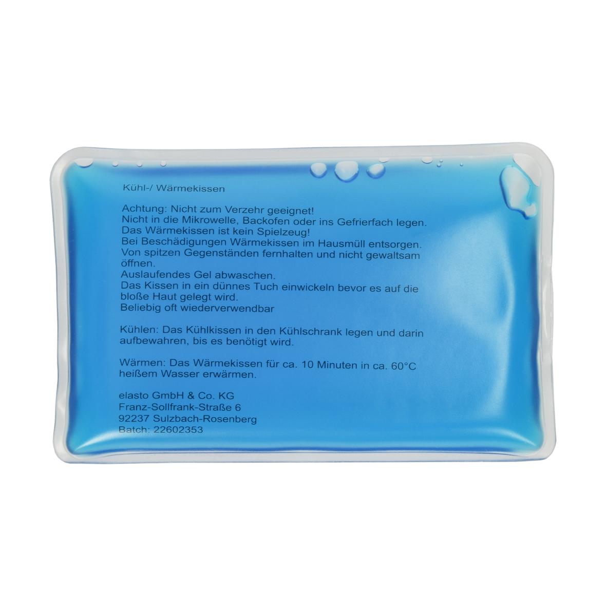Kühl-/Wärmekissen "Relieve" blau