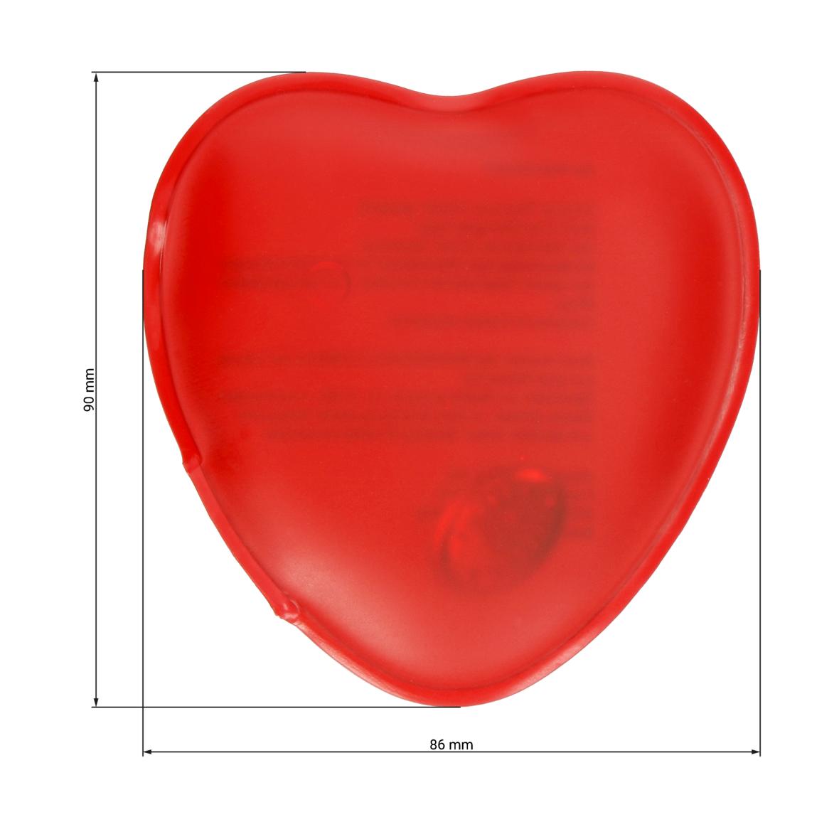 Klein und Rot: Gemütliches Gel-Wärmekissen Herz - Wohltuende Wärme und Entspannung