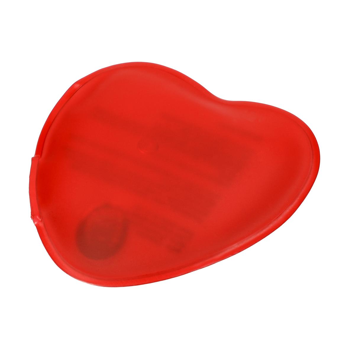 Gel-Wärmekissen "Herz" rot